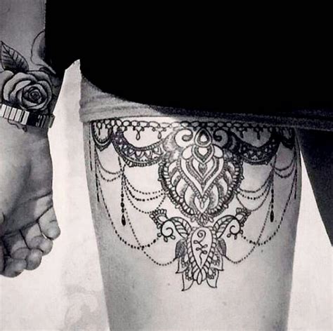 Tatouage Cuisse Femme Discret Cute Tattoo Ideas - Small Design Instagram Inspiration | Glamour UK |  Tattoos, Thigh tattoos women, Small thigh tattoos